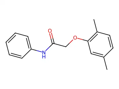 2-(2,5-Dimethylphenoxy)-N-phenylacetamide structure