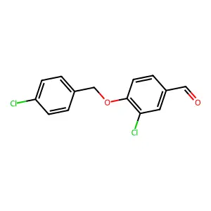 3-Chloro-4-[(4-chlorobenzyl)oxy]benzaldehyde structure