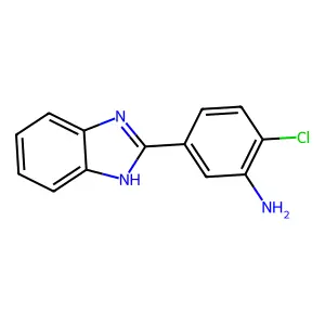 5-(1H-benzo[d]imidazol-2-yl)-2-chloroaniline structure