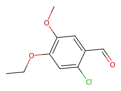 2-Chloro-4-ethoxy-5-methoxybenzaldehyde structure