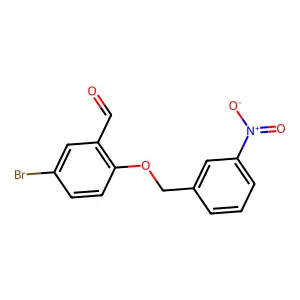 5-Bromo-2-[(3-nitrobenzyl)oxy]benzaldehyde structure