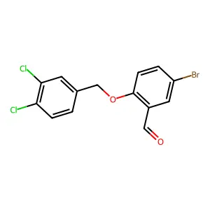 5-Bromo-2-[(3,4-dichlorobenzyl)oxy]benzaldehyde structure