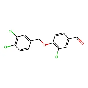 3-Chloro-4-[(3,4-dichlorobenzyl)oxy]benzaldehyde structure