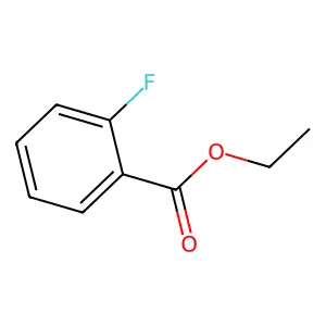 Benzoic acid, 2-fluoro-, ethyl ester structure