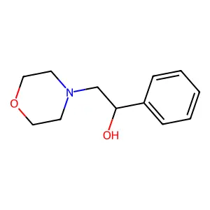 4-Morpholineethanol, alpha-phenyl- structure