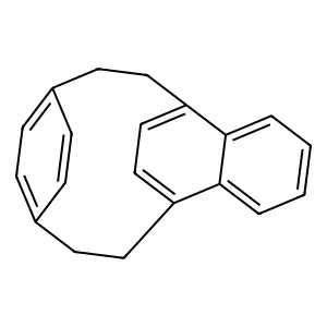 (5,14:8,11)-Diethanobenzocyclododecane, 6,7,12,13-tetrahydro- structure