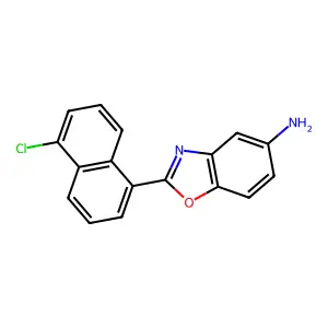 2-(5-Chloronaphthalen-1-yl)-1,3-benzoxazol-5-amine structure