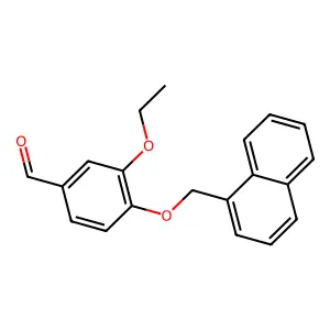 3-Ethoxy-4-(naphthalen-1-ylmethoxy)benzaldehyde structure