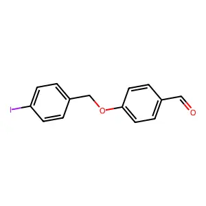 4-[(4-Iodophenyl)methoxy]benzaldehyde structure