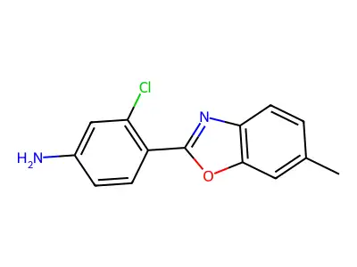 3-Chloro-4-(6-methyl-1,3-benzoxazol-2-yl)aniline structure