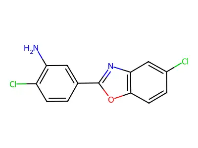 2-Chloro-5-(5-chloro-1,3-benzoxazol-2-yl)aniline structure