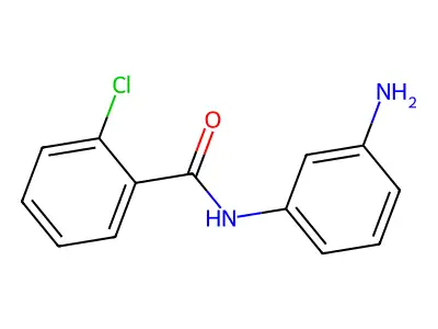 N-(3-aminophenyl)-2-chlorobenzamide structure