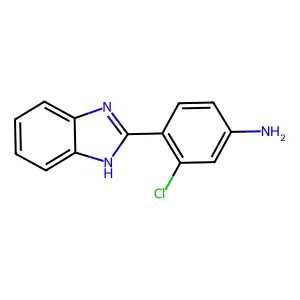 4-(1H-benzimidazol-2-yl)-3-chloroaniline structure