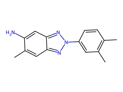 2-(3,4-Dimethylphenyl)-6-methyl-2H-benzotriazol-5-amine structure