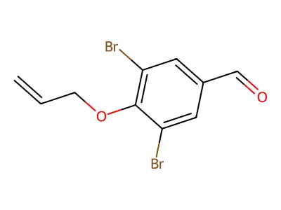 4-(Allyloxy)-3,5-dibromobenzaldehyde structure