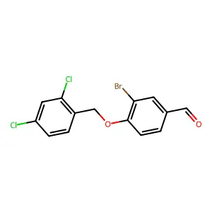 3-Bromo-4-[(2,4-dichlorobenzyl)oxy]benzaldehyde structure
