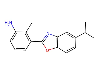 3-(5-Isopropyl-1,3-benzoxazol-2-yl)-2-methylaniline structure