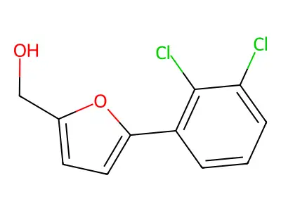 [5-(2,3-Dichlorophenyl)-2-furyl]methanol structure