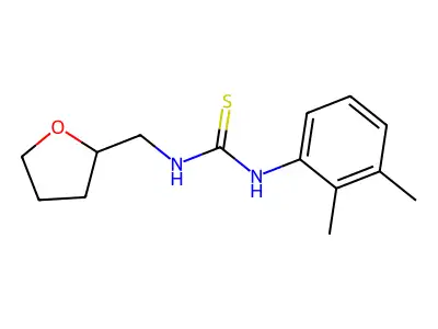 1-(2,3-Dimethylphenyl)-3-(tetrahydrofuran-2-ylmethyl)thiourea structure