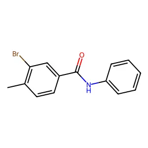 3-bromo-4-methyl-N-phenylbenzamide structure
