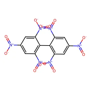 2,2',4,4',6,6'-Hexanitrobiphenyl structure