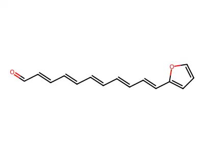 11-(Furan-2-yl)undeca-2,4,6,8,10-pentaenal structure