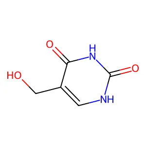 5-羟甲基尿嘧啶 structure