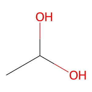 1,1-Ethanediol structure