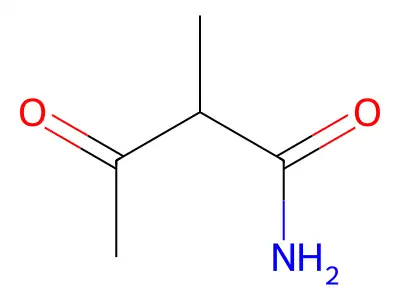 2-Methylacetoacetamide structure