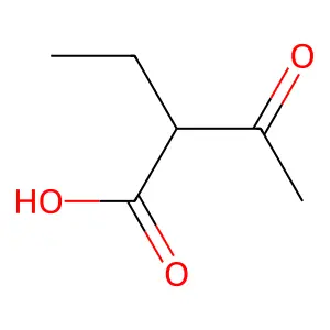 2-Ethyl-3-oxobutanoic acid structure
