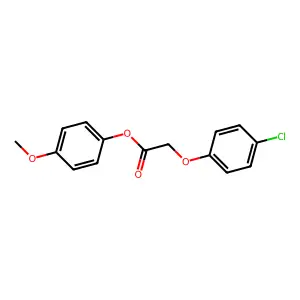 4-Methoxyphenyl (4-chlorophenoxy)acetate structure