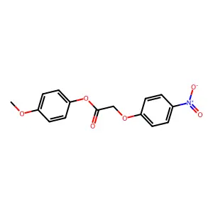 4-Methoxyphenyl (4-nitrophenoxy)acetate structure