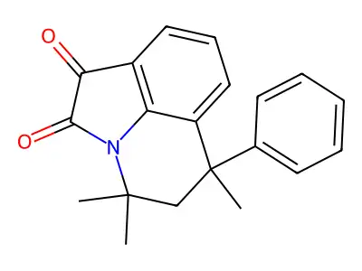 4,4,6-Trimethyl-6-phenyl-5,6-dihydro-4H-pyrrolo[3,2,1-ij]quinoline-1,2-dione structure