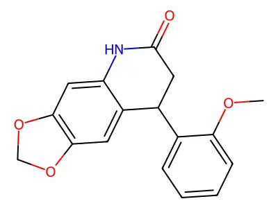 8-(2-methoxyphenyl)-7,8-dihydro[1,3]dioxolo[4,5-g]quinolin-6(5H)-one structure