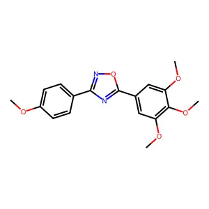 3-(4-Methoxyphenyl)-5-(3,4,5-trimethoxyphenyl)-1,2,4-oxadiazole structure