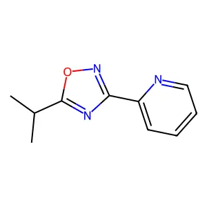 5-Propan-2-yl-3-pyridin-2-yl-1,2,4-oxadiazole structure