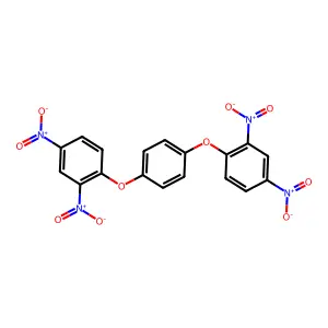 1-[4-(2,4-Dinitrophenoxy)phenoxy]-2,4-dinitrobenzene structure