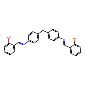 bis[4-(salicylideneamino)phenyl]methane structure
