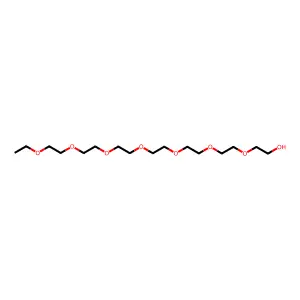Heptaethylene glycol monoethyl ether structure