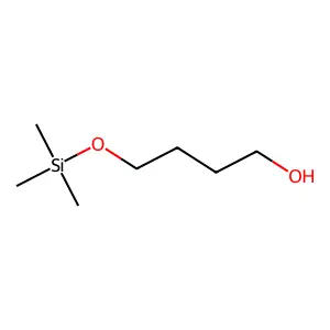 1,4-Butanediol, mono-trimethylsilyl ether structure