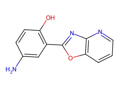 4-Amino-2-([1,3]oxazolo[4,5-b]pyridin-2-yl)phenol structure