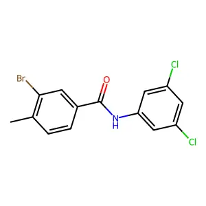 3-bromo-N-(3,5-dichlorophenyl)-4-methylbenzamide structure
