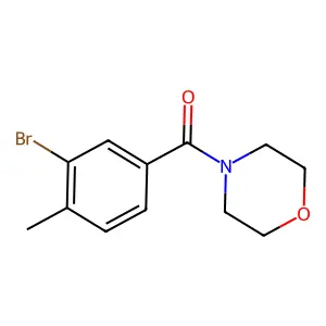 4-(3-Bromo-4-methylbenzoyl)morpholine structure
