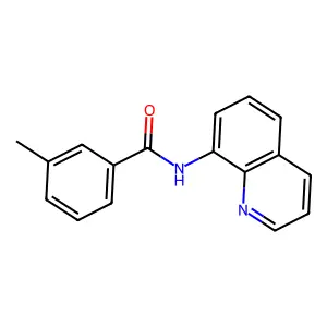 3-methyl-N-quinolin-8-ylbenzamide structure