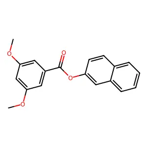 Naphthalen-2-yl 3,5-dimethoxybenzoate structure