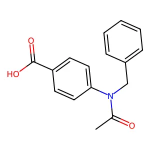 4-[Acetyl(benzyl)amino]benzoic acid structure