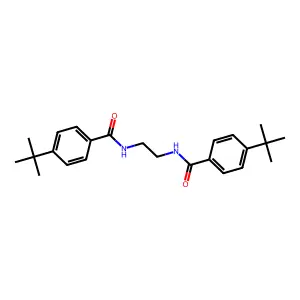 4-tert-butyl-N-[2-[(4-tert-butylbenzoyl)amino]ethyl]benzamide structure