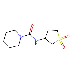 N-(1,1-dioxidotetrahydrothiophen-3-yl)piperidine-1-carboxamide structure