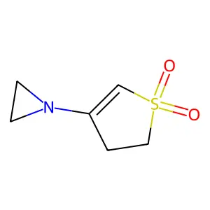 4-(Aziridin-1-yl)-2,3-dihydrothiophene 1,1-dioxide structure