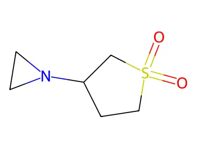 3-(Aziridin-1-yl)thiolane 1,1-dioxide structure